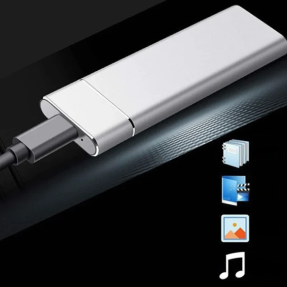RapidDrive™ Ulkoinen SSD – Erittäin Nopea Kannettava Tallennus USB-C- ja USB 3.1 -liitännöillä