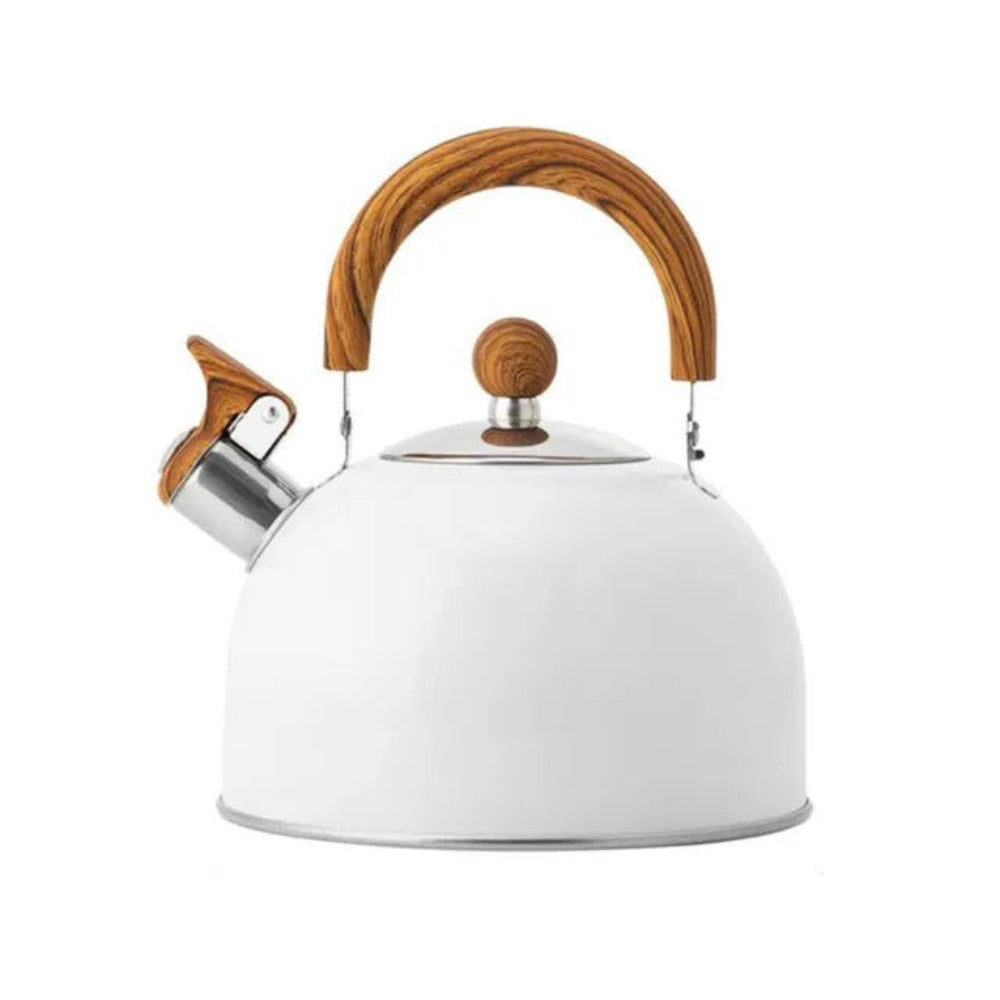 Ruostumattomasta Teräksestä Viheltävä Vedenkeitin Ergonominen Kahva