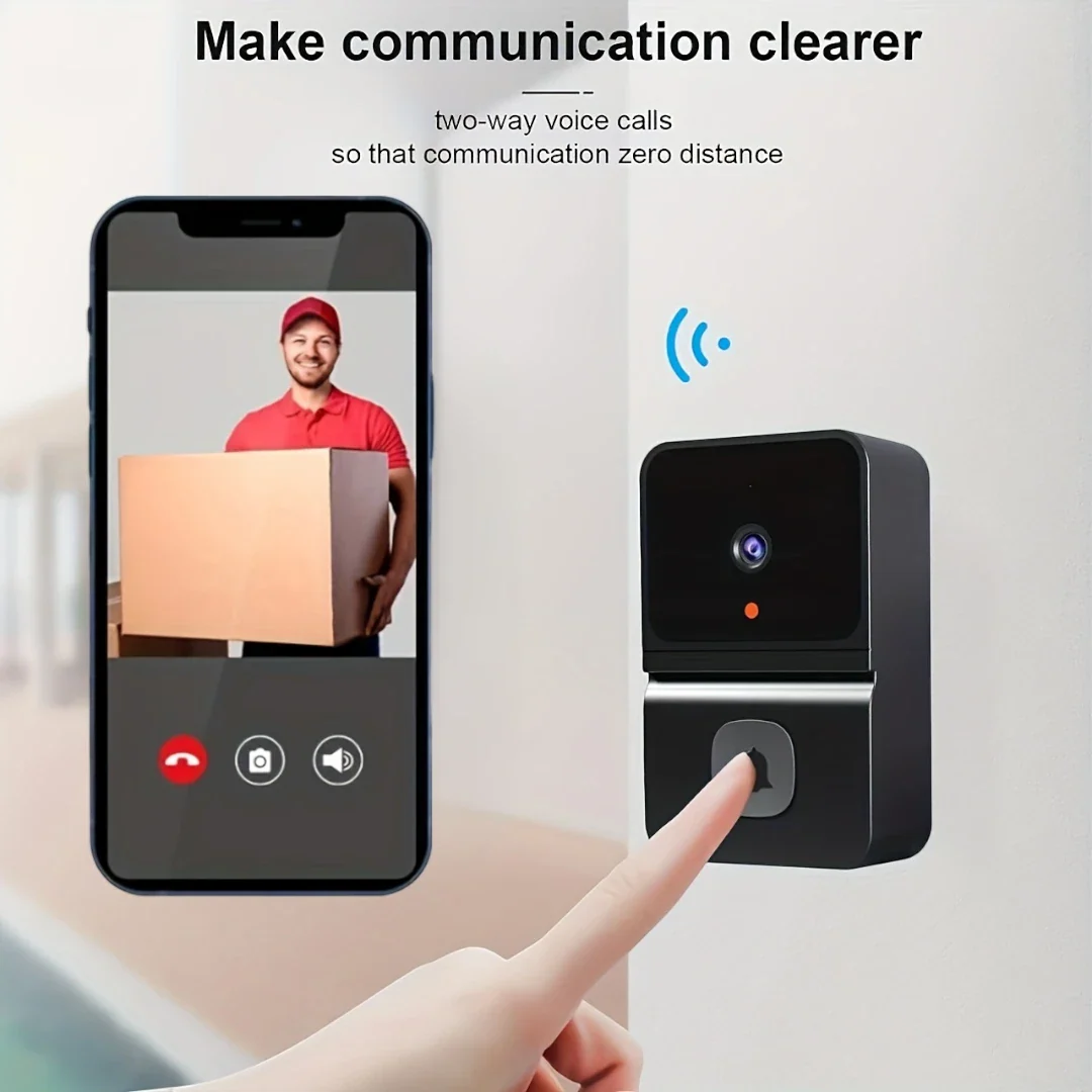 Älykäs Langaton WIFI-ovikello Kameralla ja Kaksisuuntaisella Äänellä