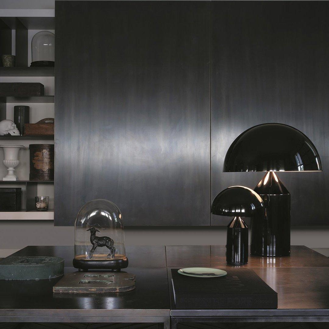 Metal LED Table Lamp – Modern Geometric Design