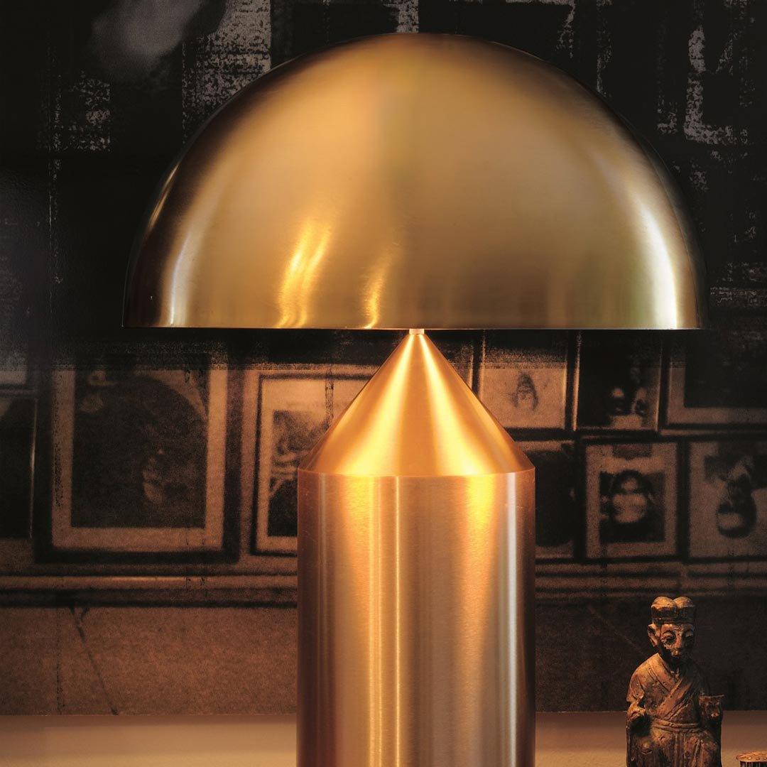 Metal LED Table Lamp – Modern Geometric Design