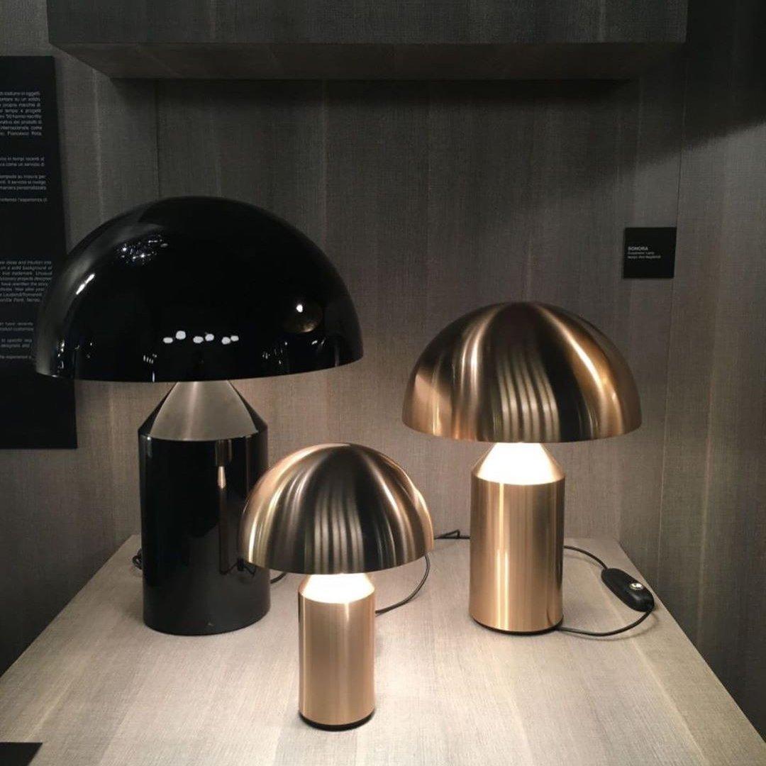 Metal LED Table Lamp – Modern Geometric Design