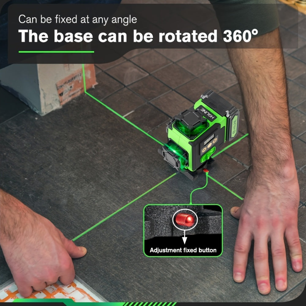 Laser-tasomittari 4x360° Automaattinen Viivatyökalu