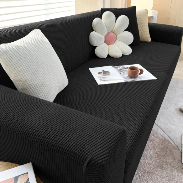 Tyylikäs sohvan suojus – SafeSofa™ liukumaton jacquard-päällinen
