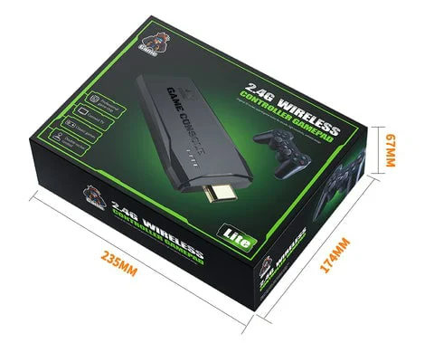 Uusi Game Console® – Klassiset Pelit, Upea 4K HD Kokemus!