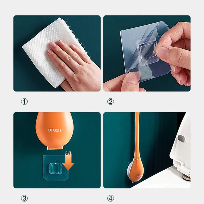 Silicone Toilet Brush™ – Hygieeninen, nopeasti kuivuva ja tyylikäs seinäkiinnitteinen WC-harja