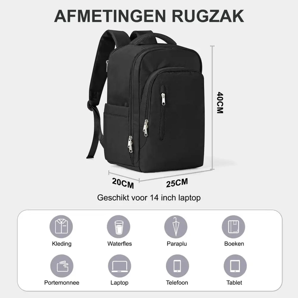 The perfect backpack for the cabin of Ryanair, Easyjet and other low cost carriers!