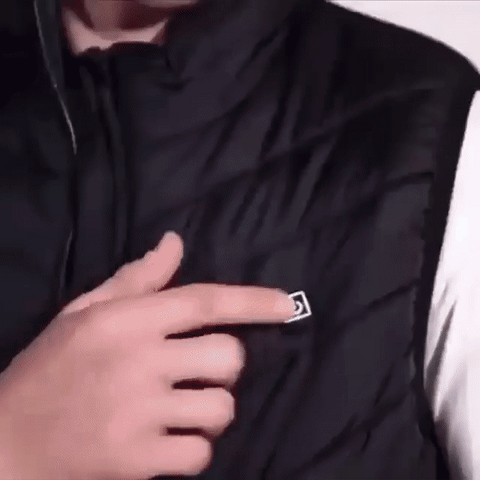 Icone™ BodyWarmer Älykäs Lämmitettävä Liivi – USB-ladattava ja 3-lämpötila-asetusta