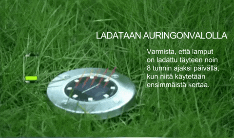Aurinkokäyttöiset Puutarhavalot – Helppo Asennus & Automaattinen Syttyminen