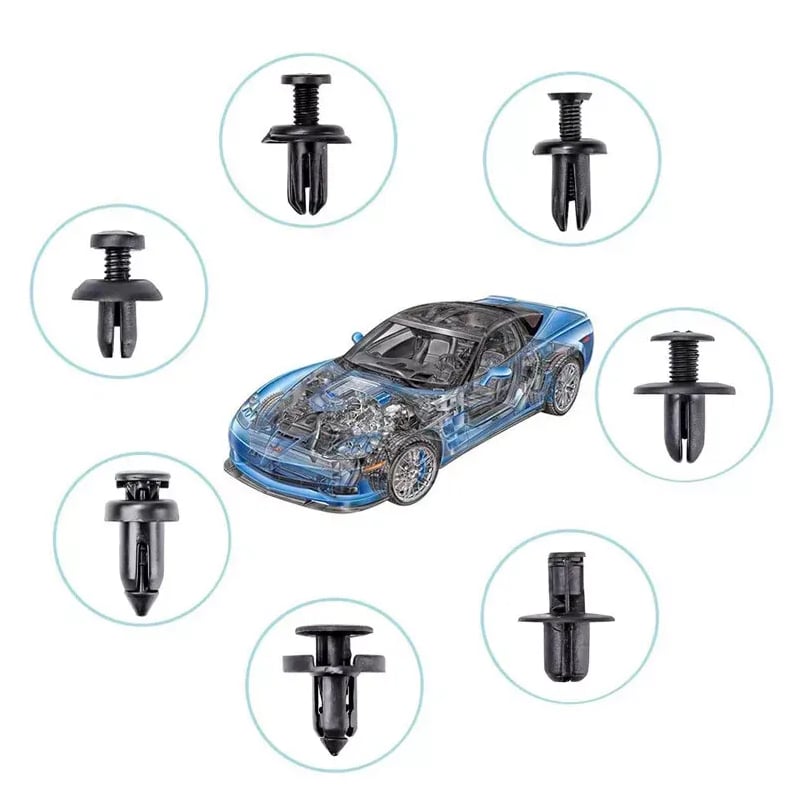 FixMate Universal Fasteners 680 Kit – 680 KPL:n auton kiinnitysklipsisarja työkalusetillä