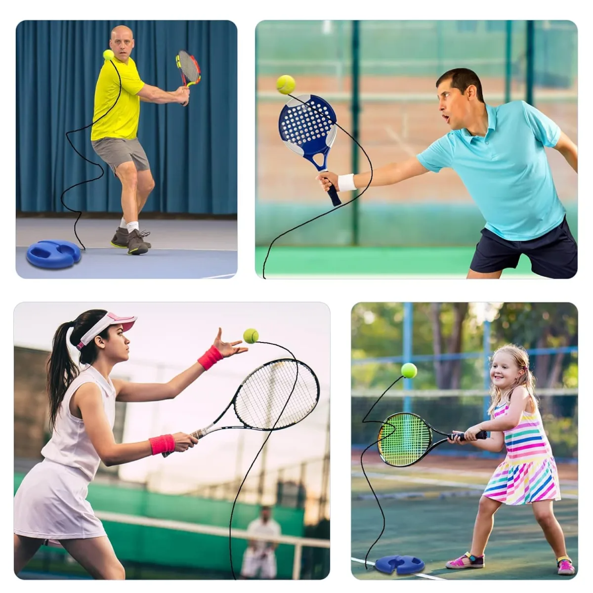 Tennis Trainer™ – Palautusharjoitteluväline omatoimiseen treeniin kaikille tasoille