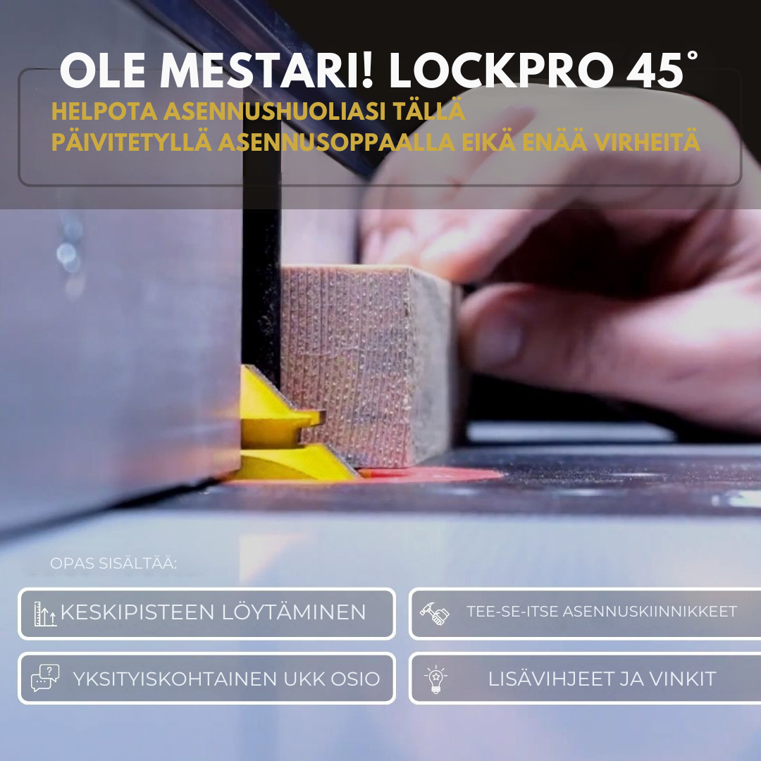 LockPro 45° Jyrsin – Lyömätöntä tarkkuutta, tinkimätöntä voimaa