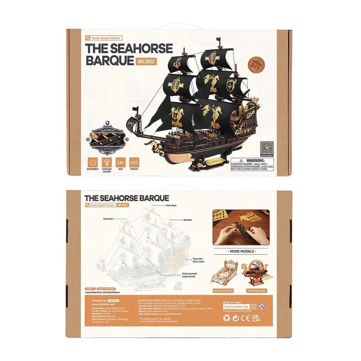 Seahorse Warbarque™ - 3D-puupalapeli