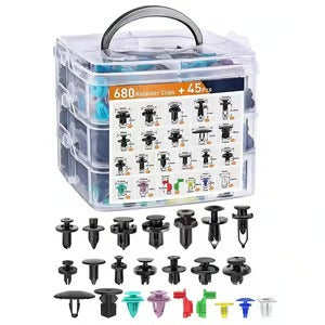 FixMate Universal Fasteners 680 Kit – 680 KPL:n auton kiinnitysklipsisarja työkalusetillä
