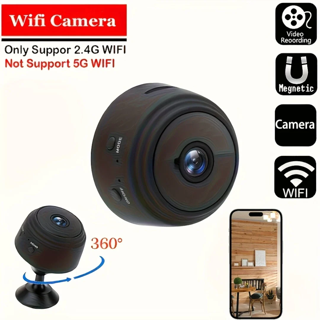 Kotivalvontakamera WiFi Älytoiminnoilla ja Videotoistolla