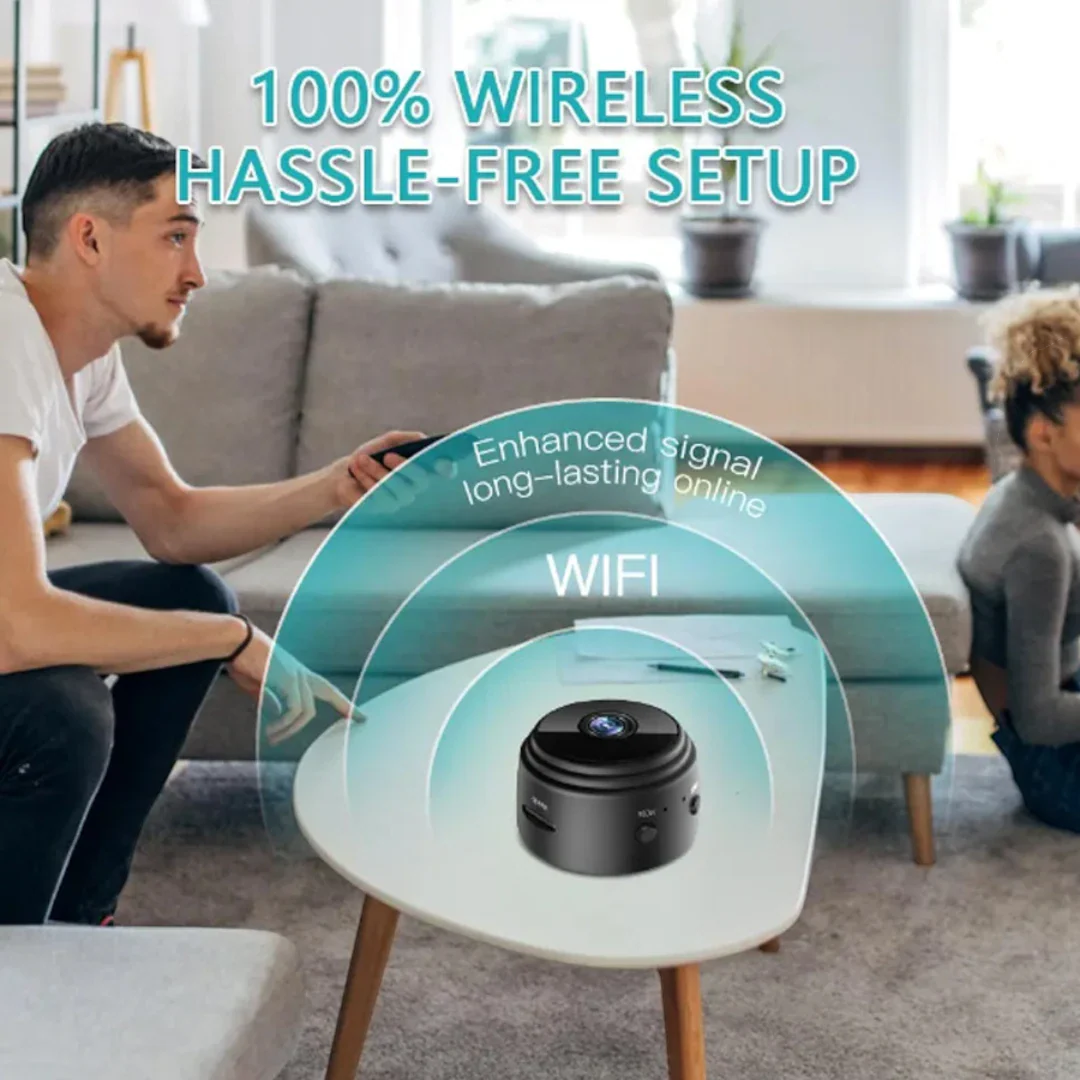 Kotivalvontakamera WiFi Älytoiminnoilla ja Videotoistolla