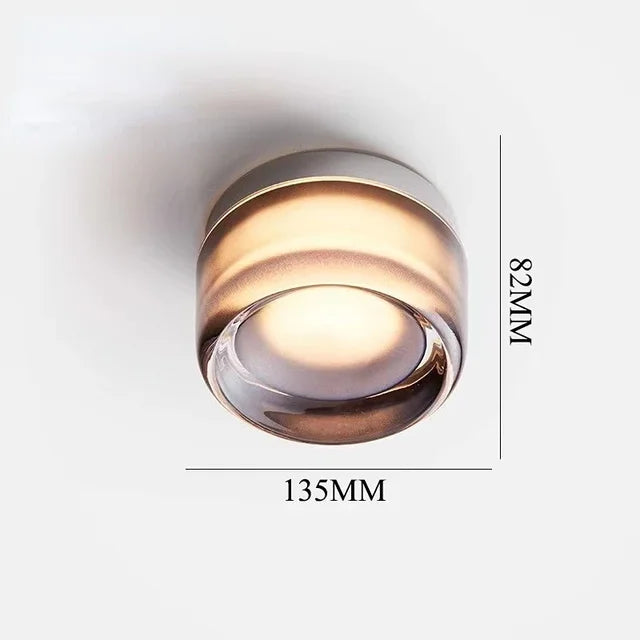 LED Seinävalaisin Moderni Pyöreä Lasi Sisäkäyttöön