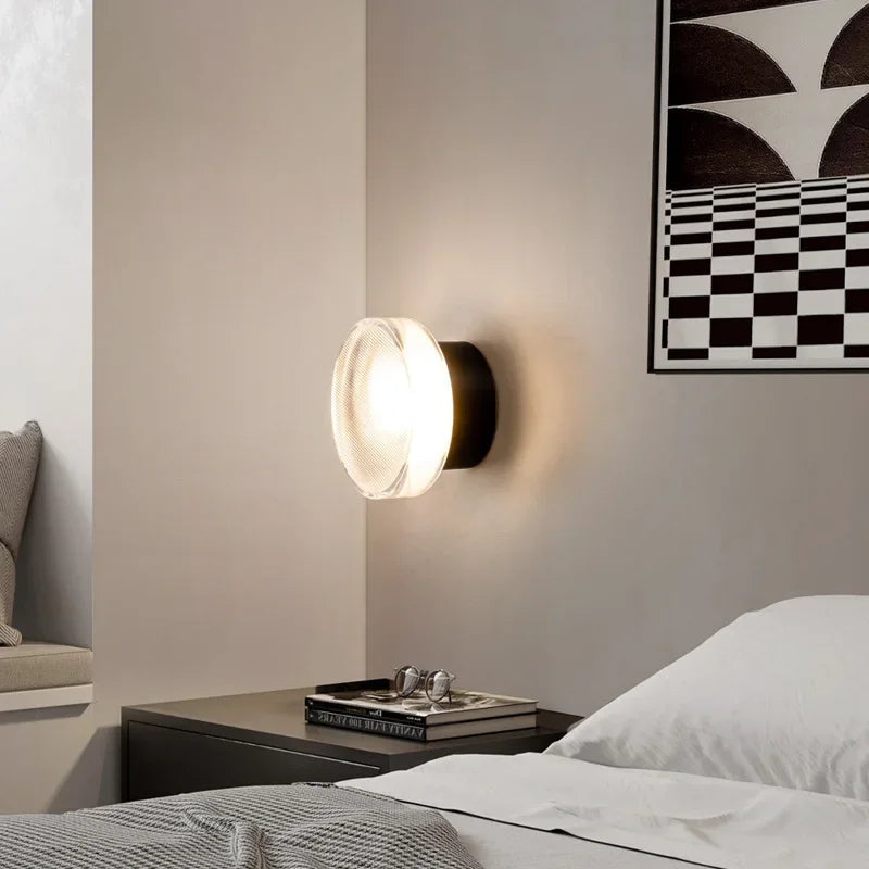 LED Seinävalaisin Moderni Pyöreä Lasi Sisäkäyttöön