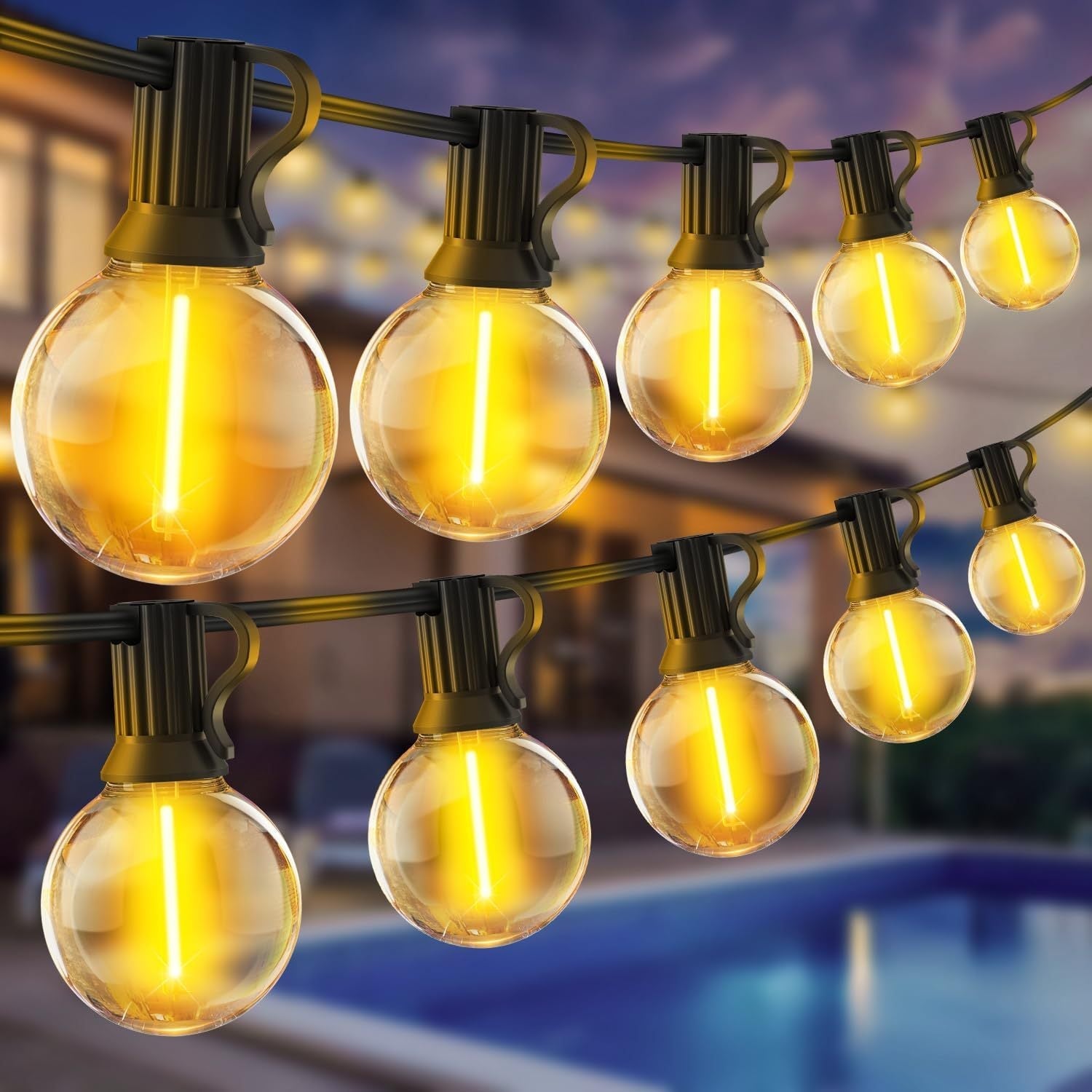 LED Valosarja Ulkokäyttöön 8 Tilaa Ajanotto