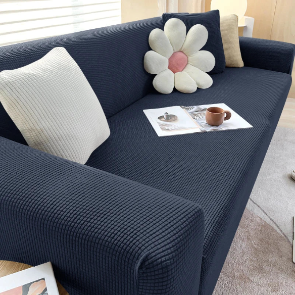 Tyylikäs sohvan suojus – SafeSofa™ liukumaton jacquard-päällinen