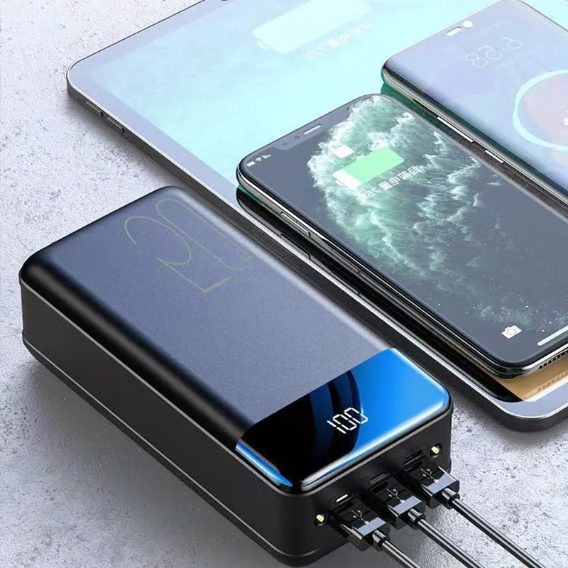 100000mAh Varavirtalähde Nopea Lataus Usealle Laitteelle