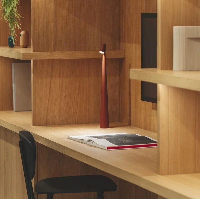 Pohjoismainen Minimalistinen Led-pöytälamppu – Usb-ladattava, Kosketuskytkin Ja Säädettävä Kirkkaus