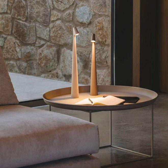 Pohjoismainen Minimalistinen Led-pöytälamppu – Usb-ladattava, Kosketuskytkin Ja Säädettävä Kirkkaus
